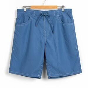 True Religion Mens 33 Y2K Hip Hop Streetwear Coastal Beach Surfer Board Shorts